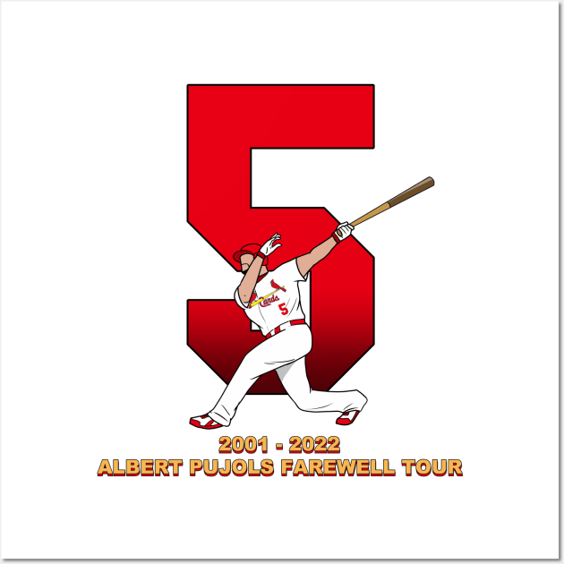 Albert Pujols Farewell Tour Wall Art by Cheezy Studios